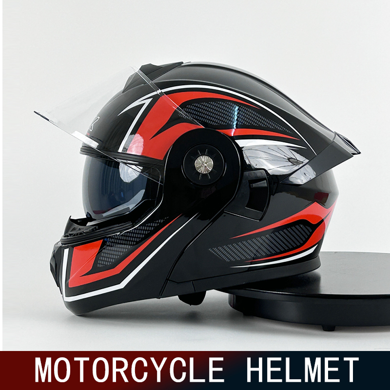 Full Face Motorcycle Helmet With Bluetooth - Casco de motocicleta para hombre y