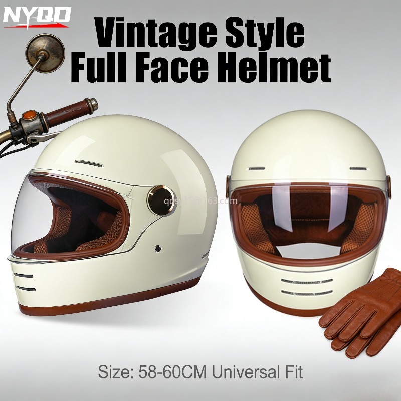 Full Face Motorcycle Helmet With Bluetooth - Casco de Motocicleta Unisex Integral, Casco