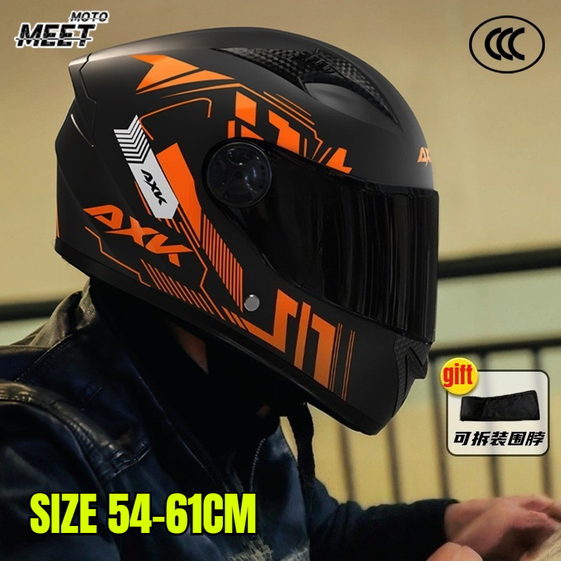 Full Face Motorcycle Helmet With Bluetooth - Casco de Motocicleta Profesional Todoterreno, Casco