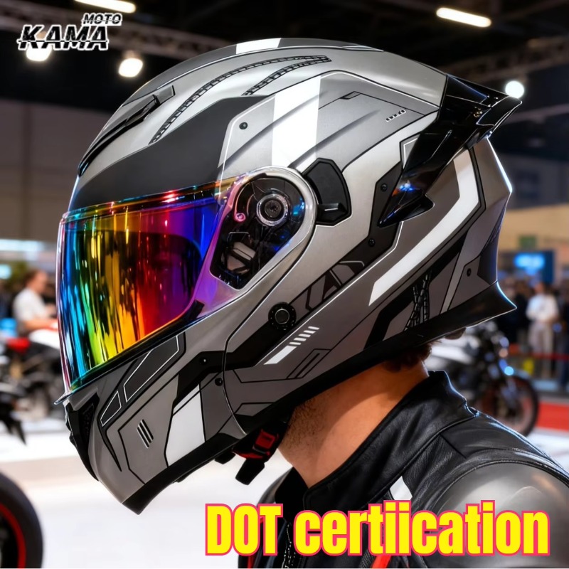 Cascos de motocicleta aprobado - Modular Flip Up Motorcycle Helmet Dot Approved reseña y precio