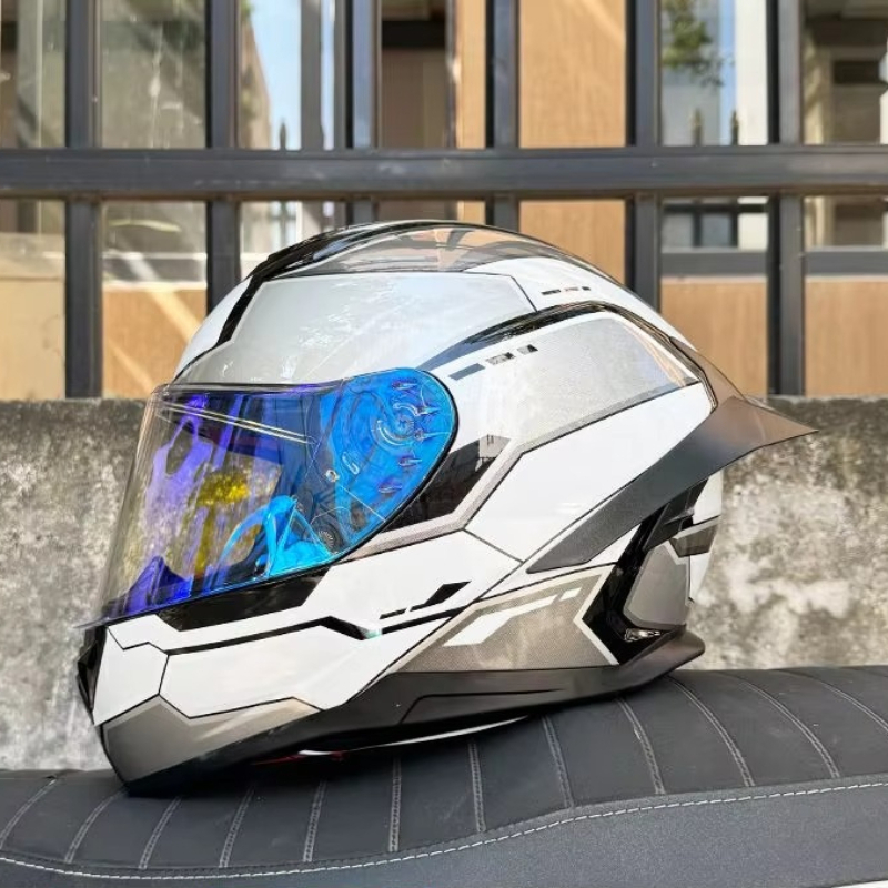 Casco de Motocicleta ORZ con B - Full Face Motorcycle Helmet With Bluetooth reseña y precio