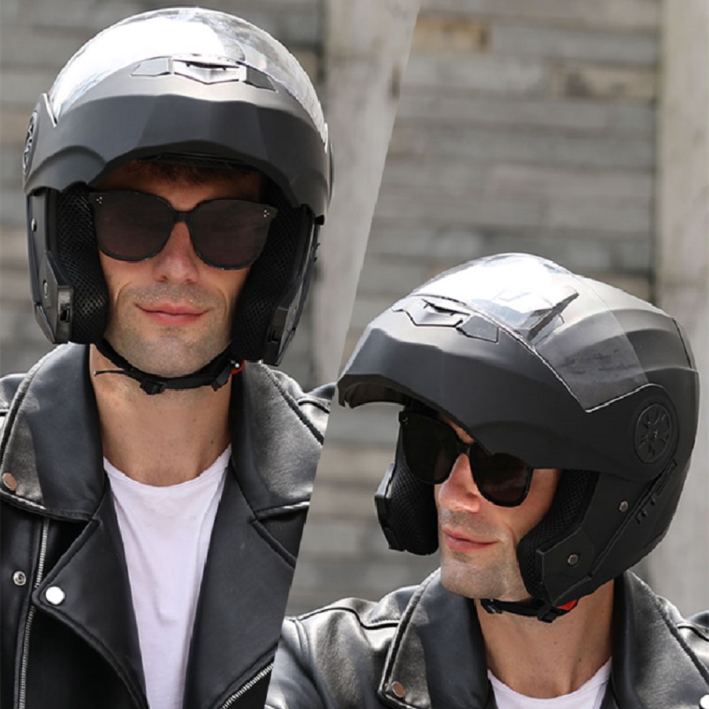 Cascos De motocicleta Bluetoot - Full Face Motorcycle Helmet With Bluetooth reseña y precio