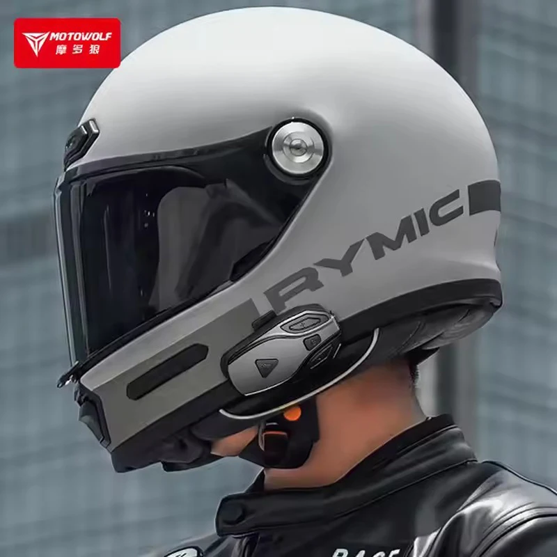 Auriculares Bluetooth para cas - Full Face Motorcycle Helmet With Bluetooth reseña y precio